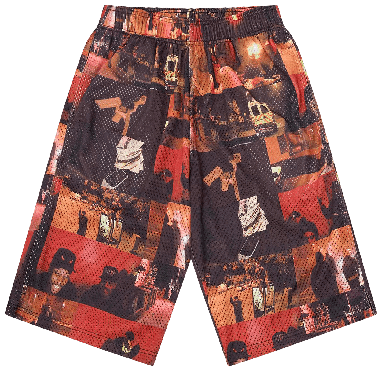 Corteiz It Ain't Safe Mesh Short Multi