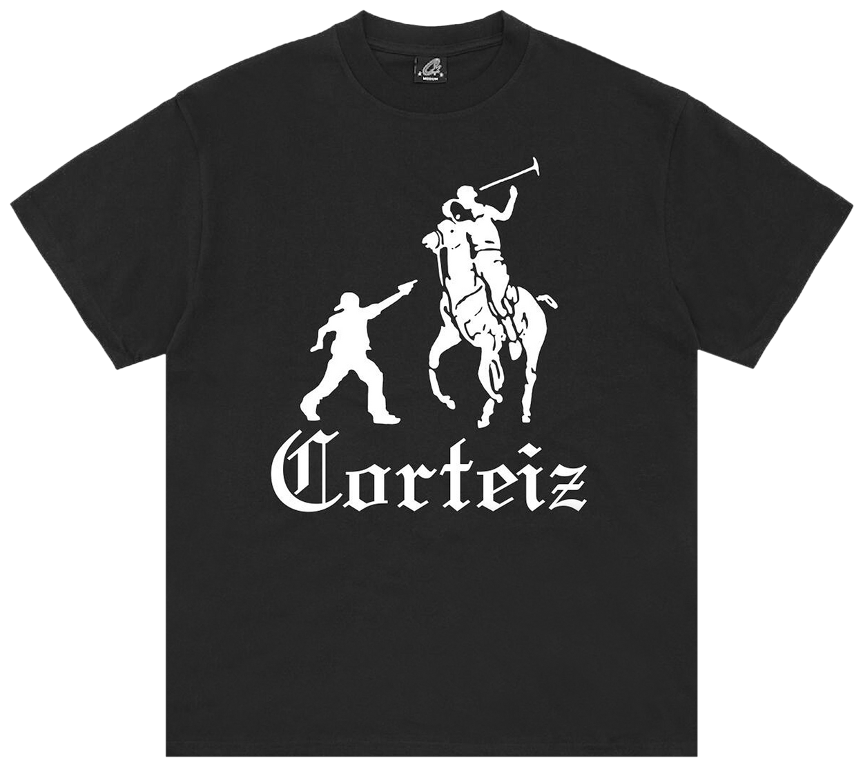 Corteiz Jack Boys Tee Black/White