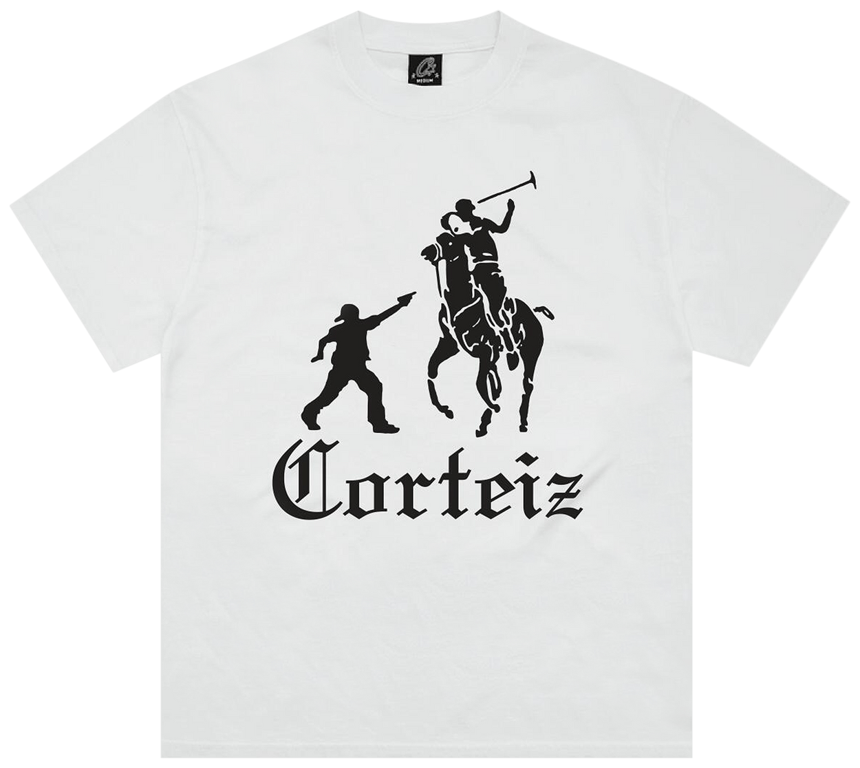 Corteiz Jack Boys Tee White/Black