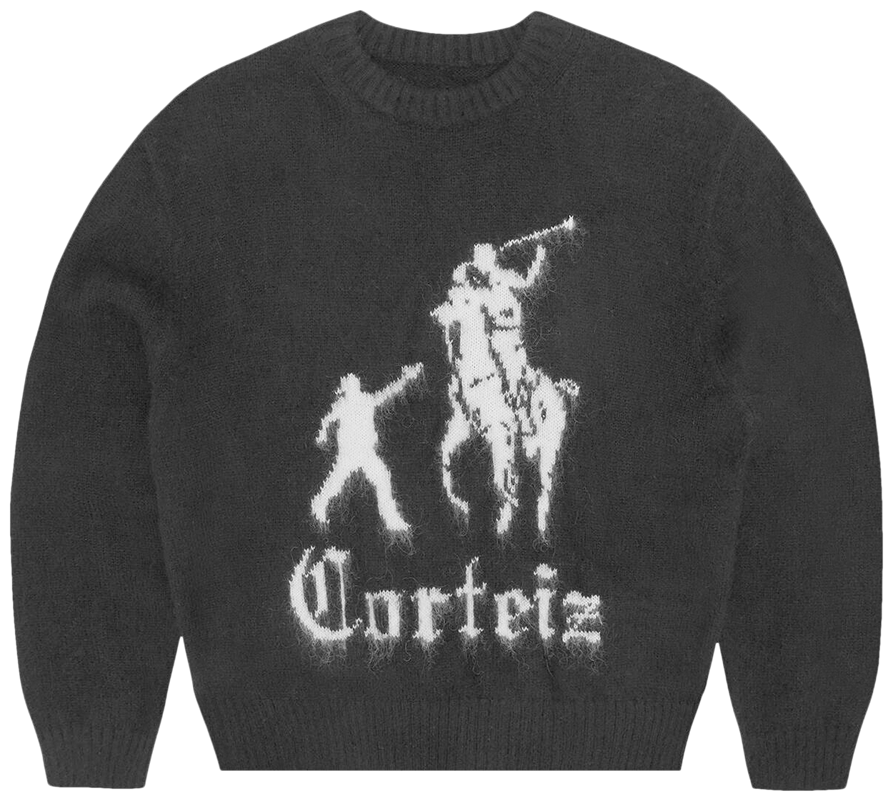Corteiz Jackin Knit Sweater Black