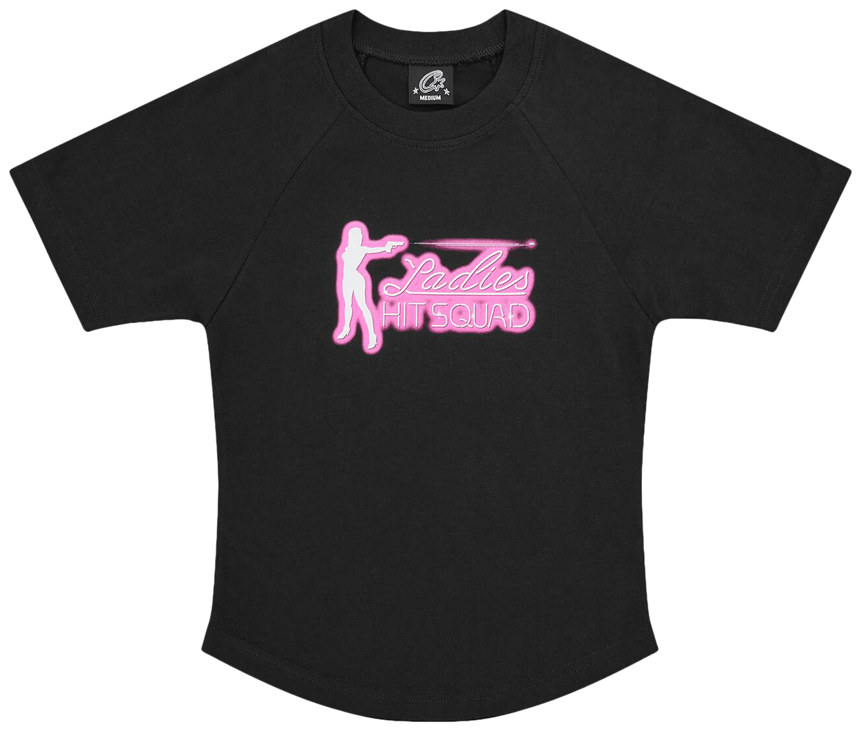 Corteiz Ladies Hit Squad Tee Black