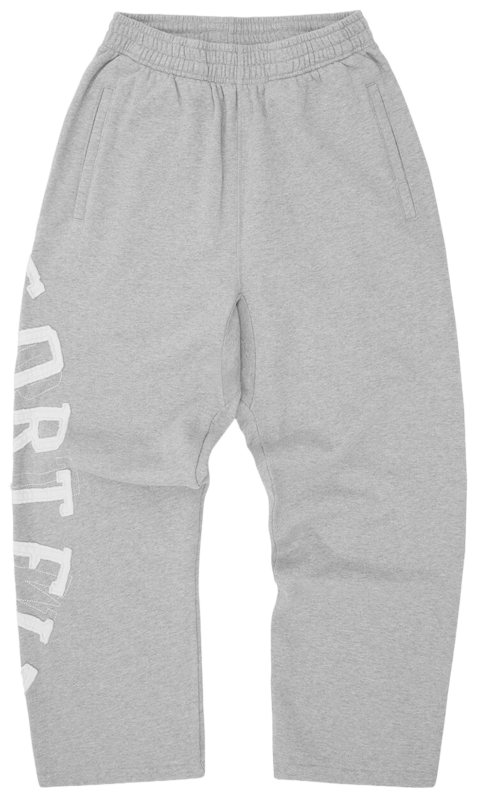Corteiz Lundun Stitch Open Hem Sweatpant Heather Grey