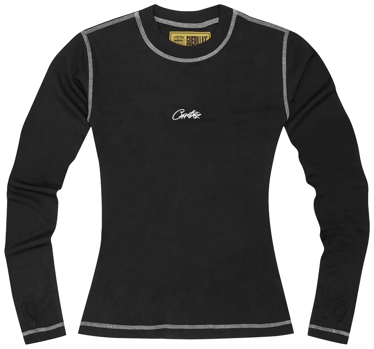 Corteiz Mesh Long-Sleeve Black