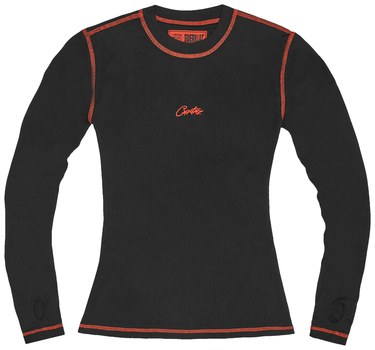 Corteiz Mesh Long-Sleeve Black/Red