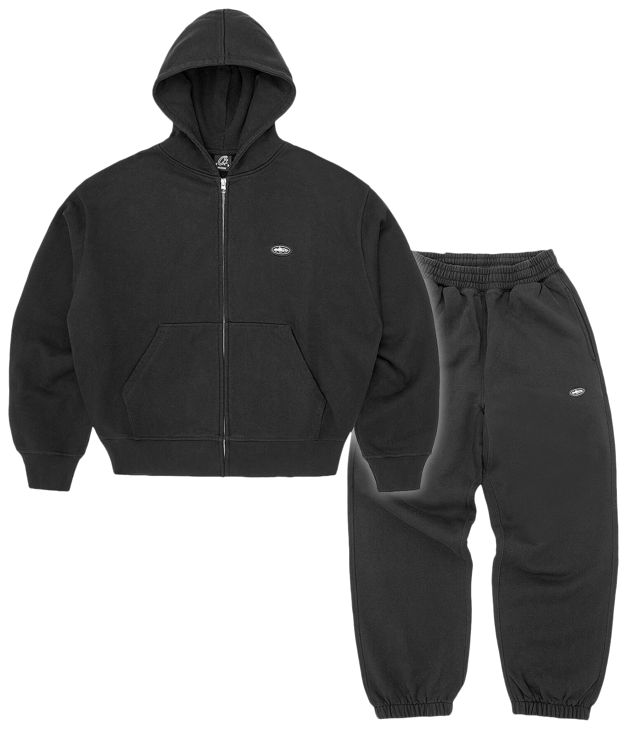 Corteiz Mini Island Hoodie Tracksuit Black