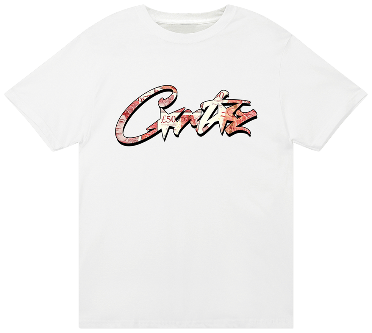 Corteiz Money On My Mind Tee White