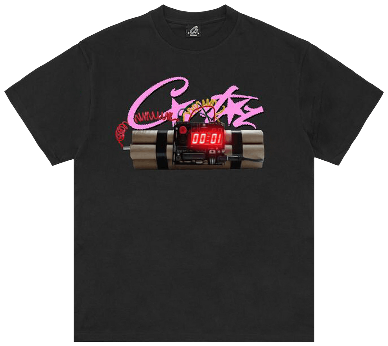 Corteiz No Time 4 Luv Tee Black