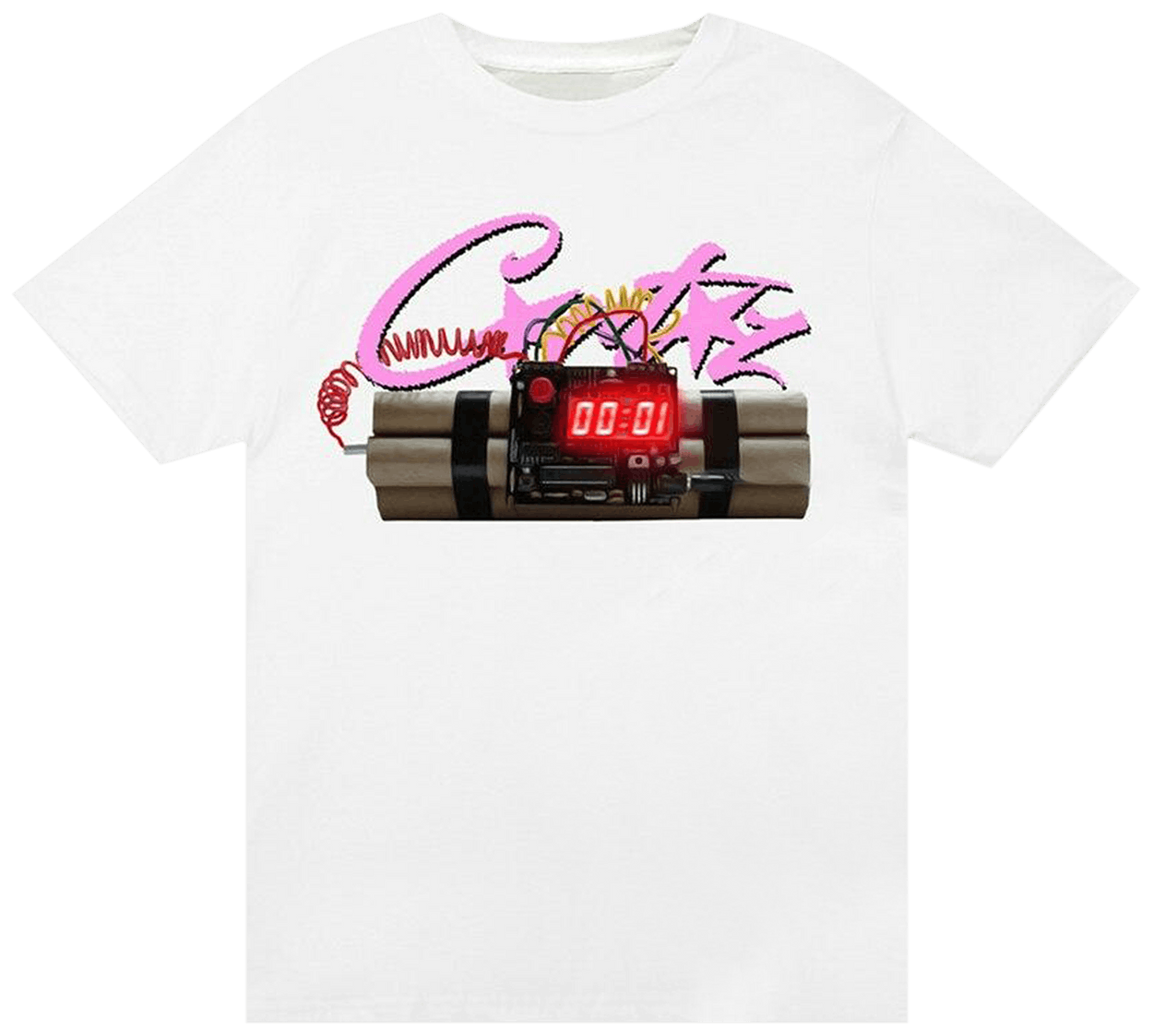 Corteiz No Time 4 Luv Tee White