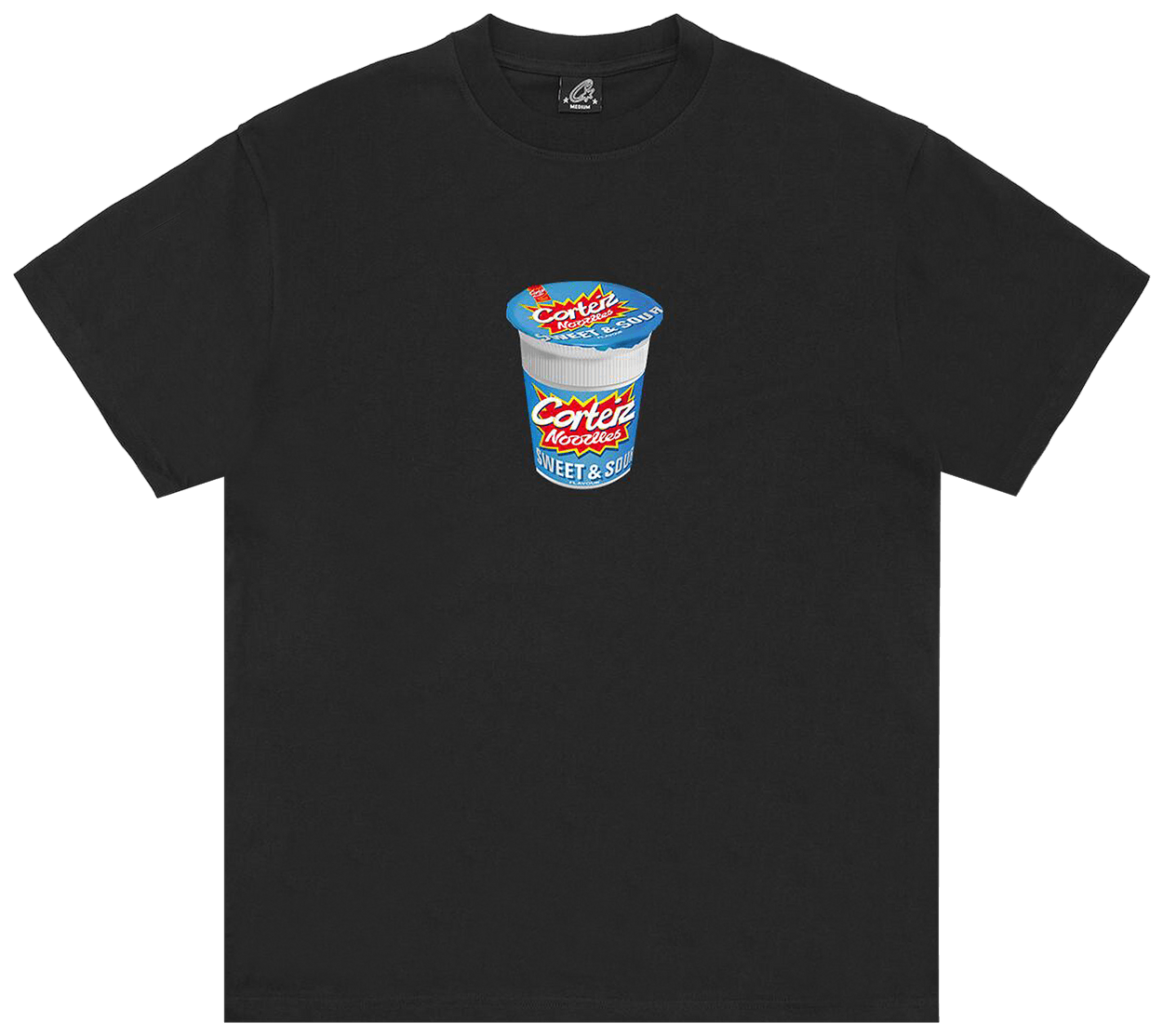 Corteiz Noodle Tee Black