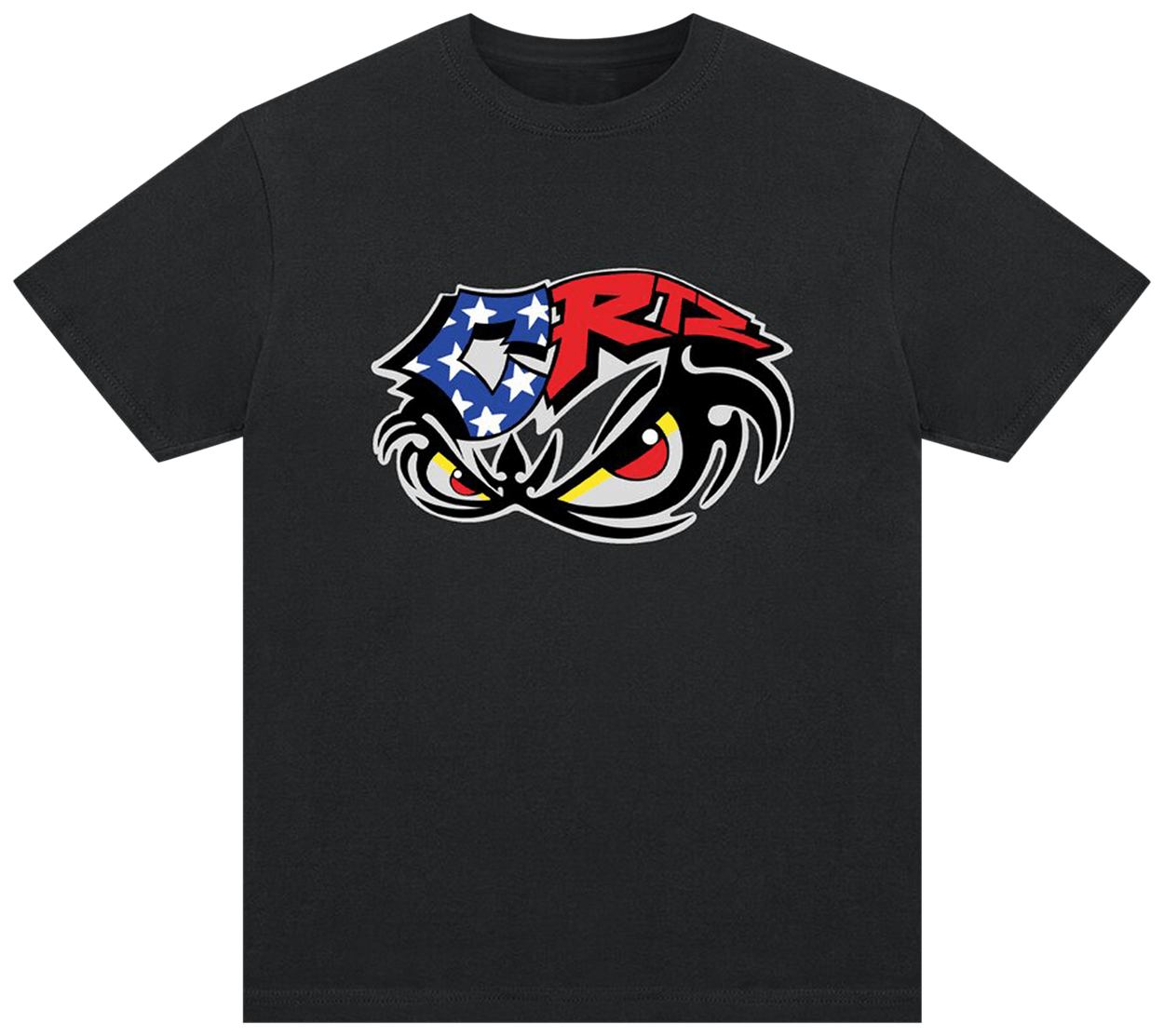 Corteiz Nuh Fear Tee Black