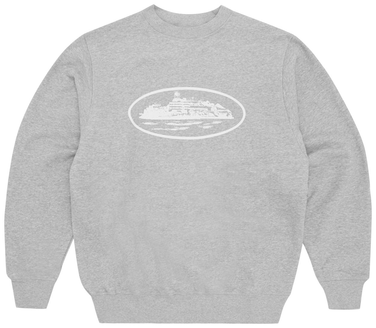 Corteiz OG Alcatraz Sweatshirt Heather Grey