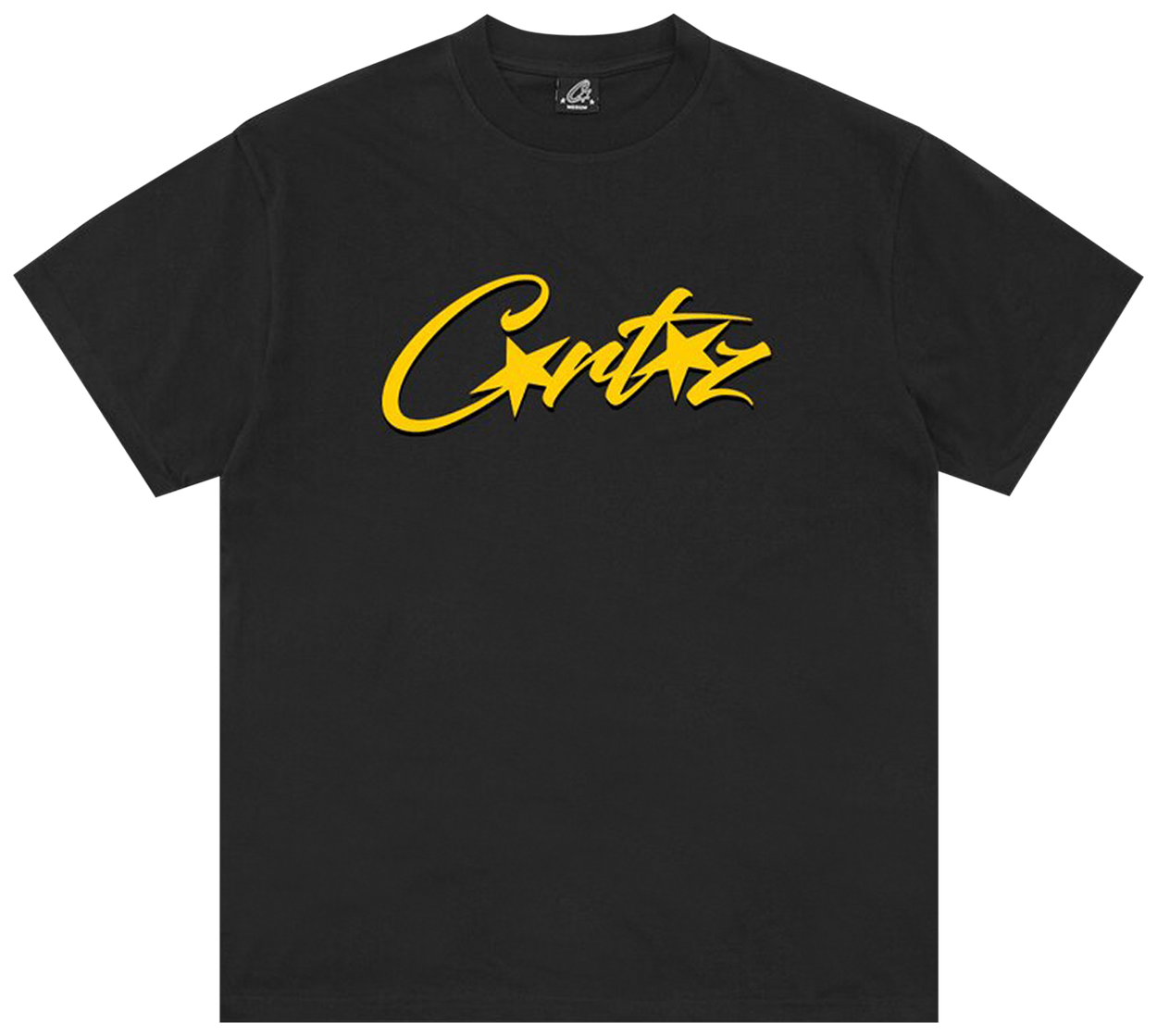 Corteiz OG Allstarz Tee New Blank Black/Yellow