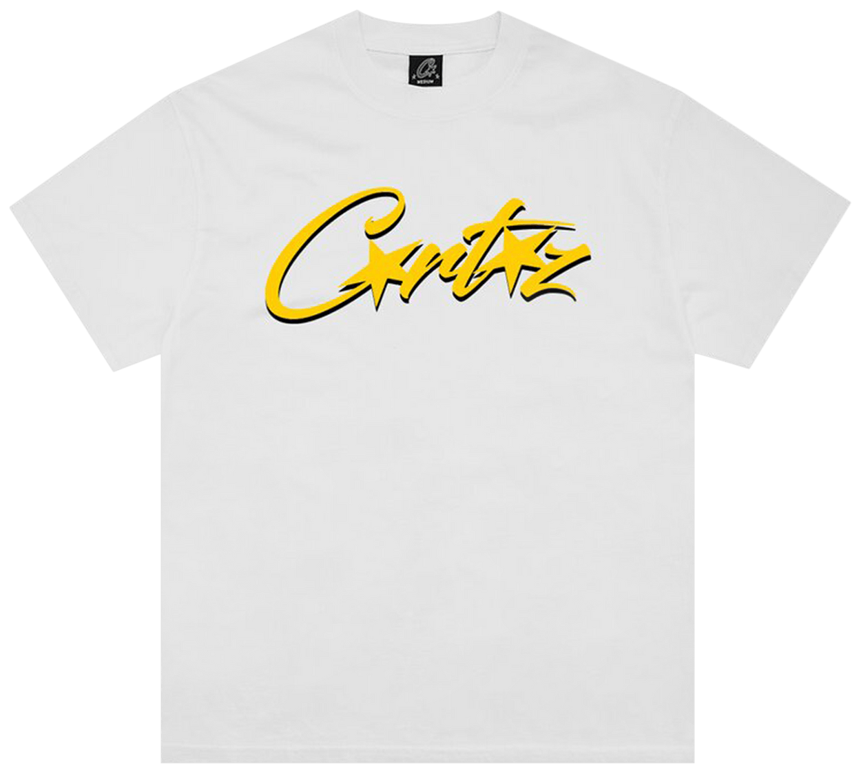 Corteiz OG Allstarz Tee New Blank White/Yellow