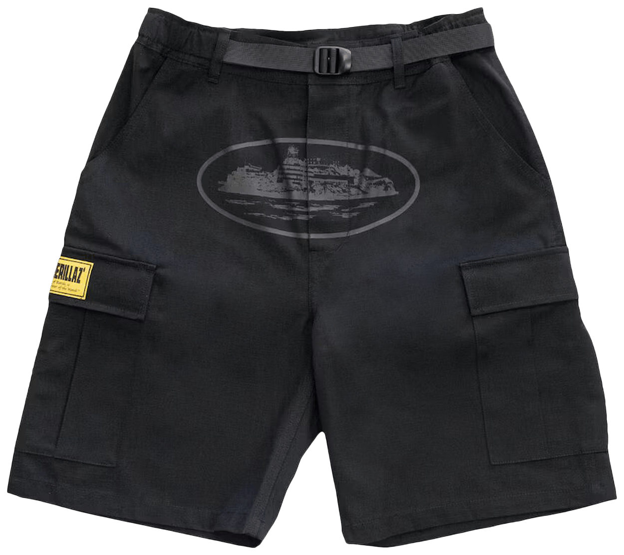 Corteiz OG Cargo Shorts Black