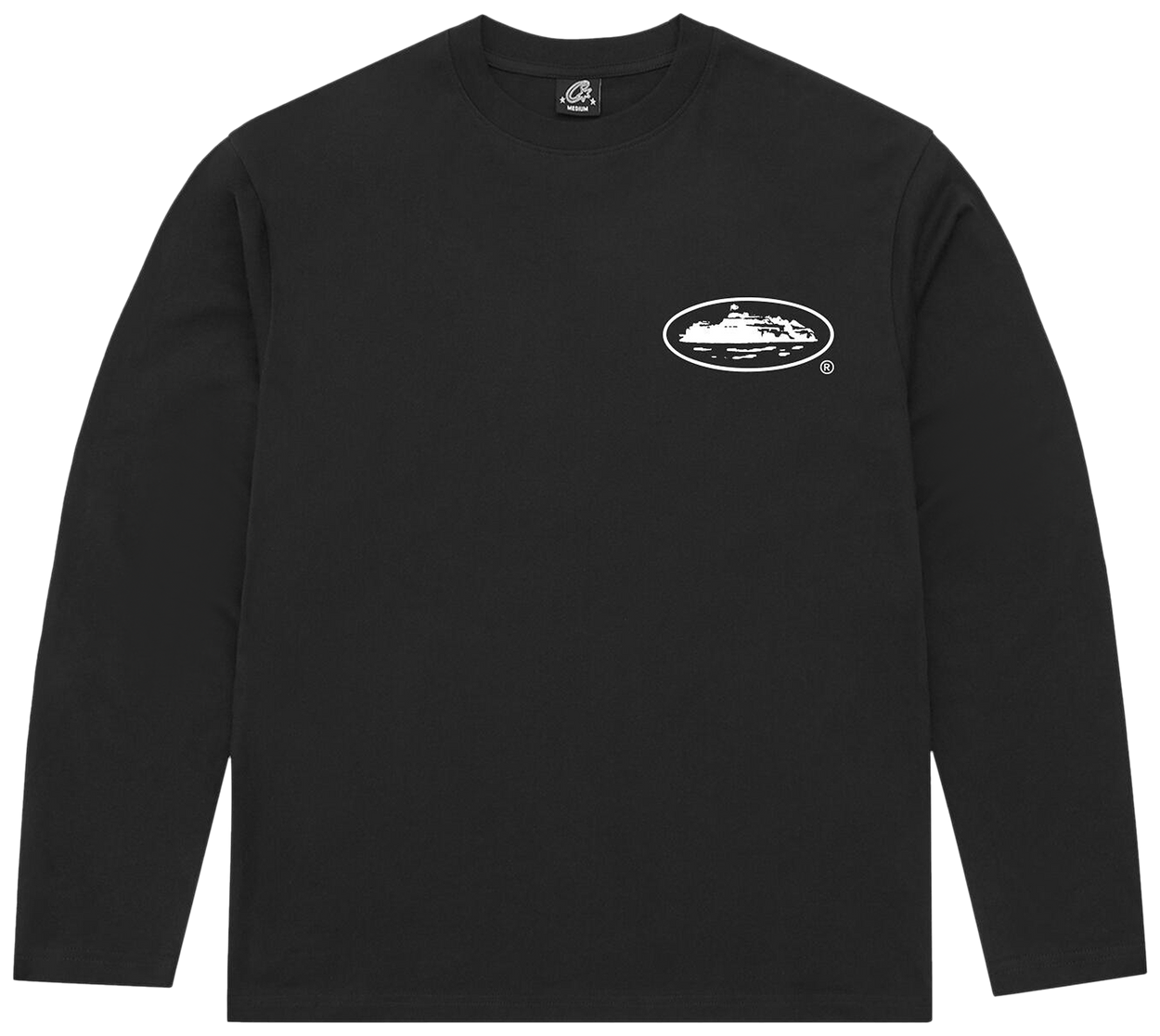 Corteiz OG Island Long-Sleeve Tee Black