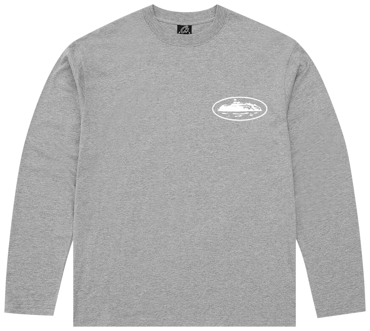 Corteiz OG Island Long-Sleeve Tee Grey