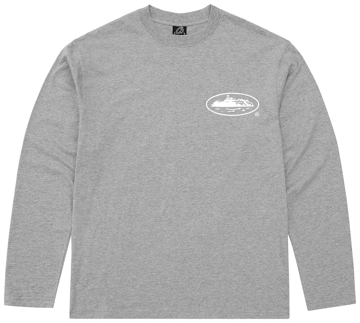 Corteiz OG Island Long-Sleeve Tee Grey