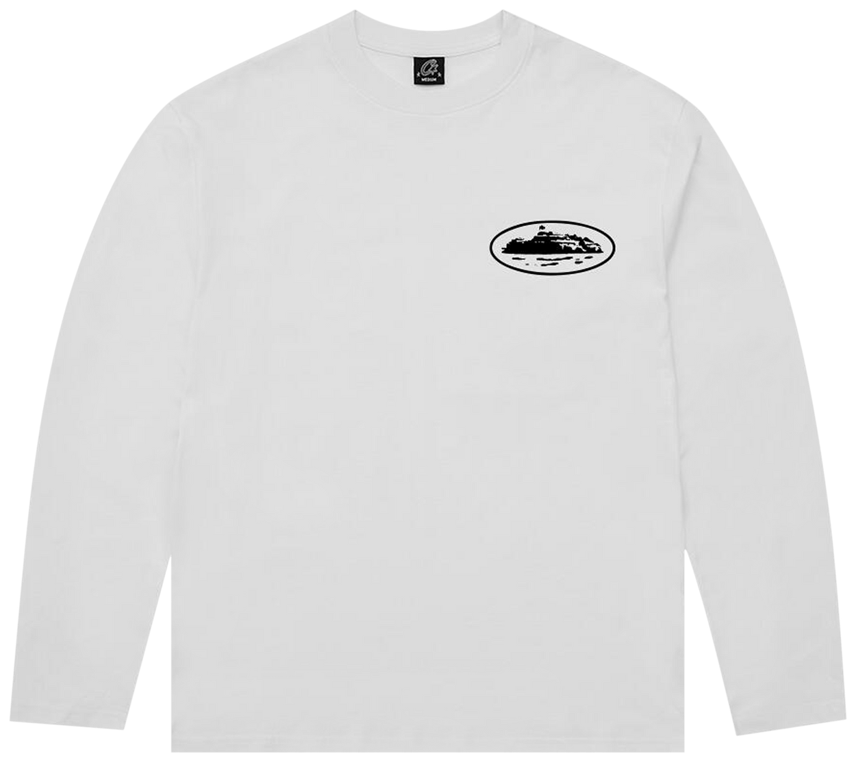 Corteiz OG Island Long-Sleeve Tee White