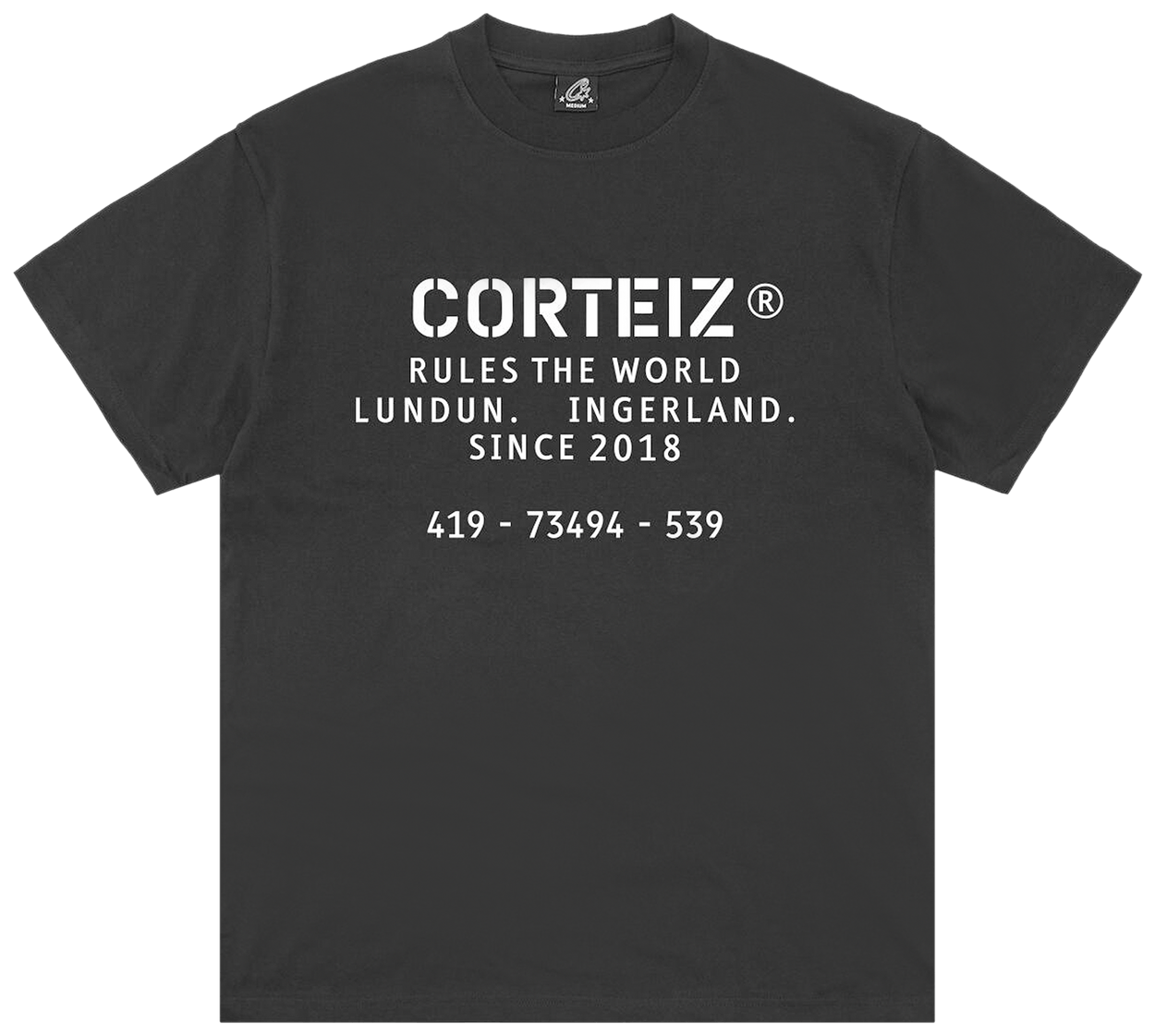 Corteiz OG Stencil Tee Black