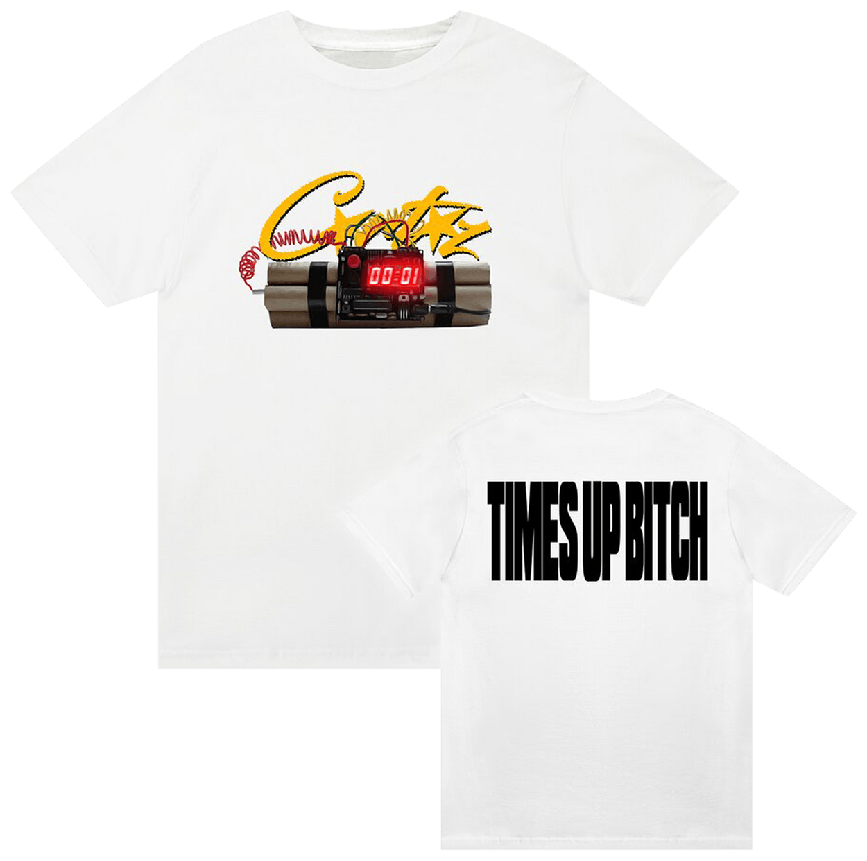 Corteiz OG Timebomb Tee White