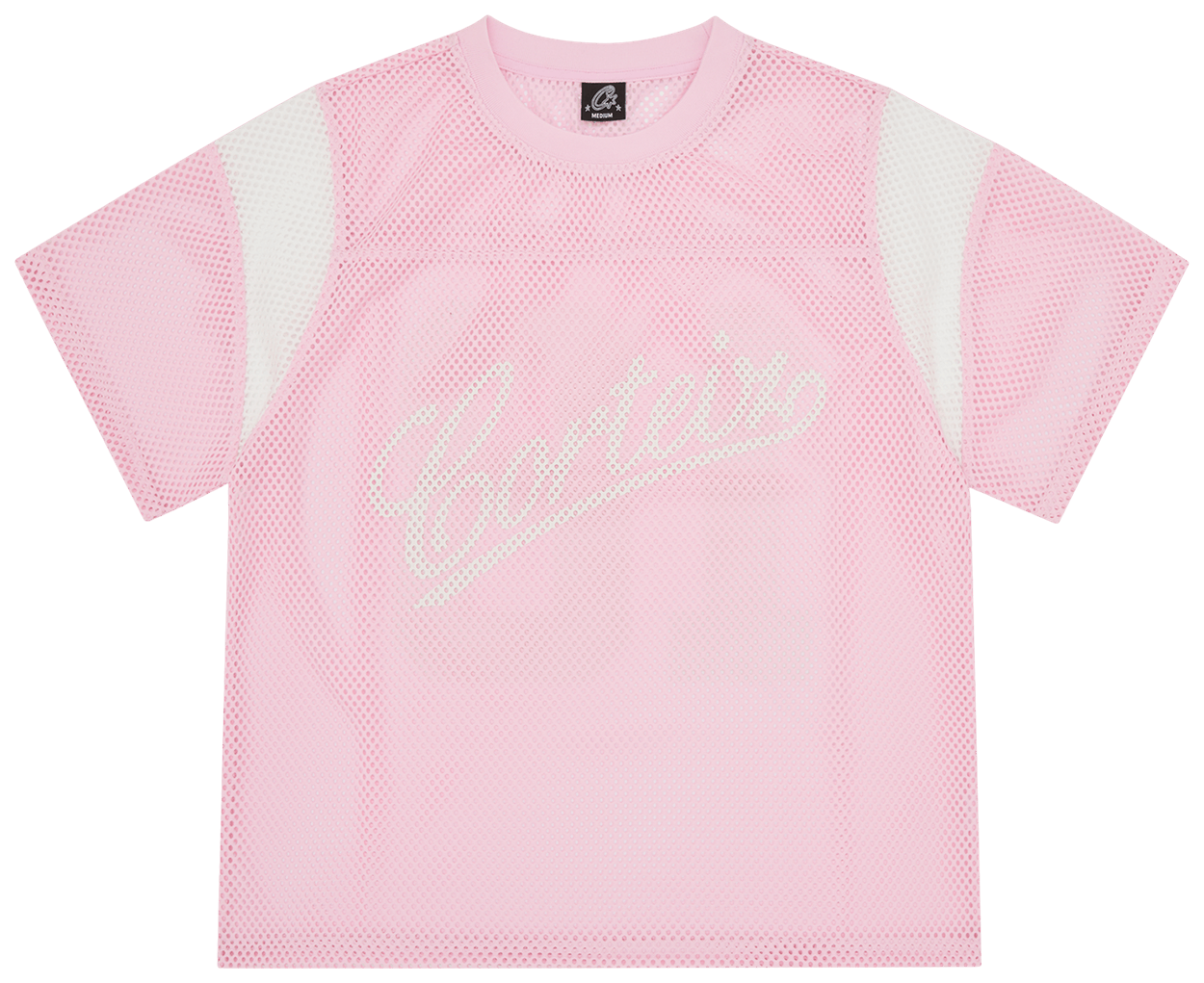 Corteiz Open Mesh Panel Jersey Pink