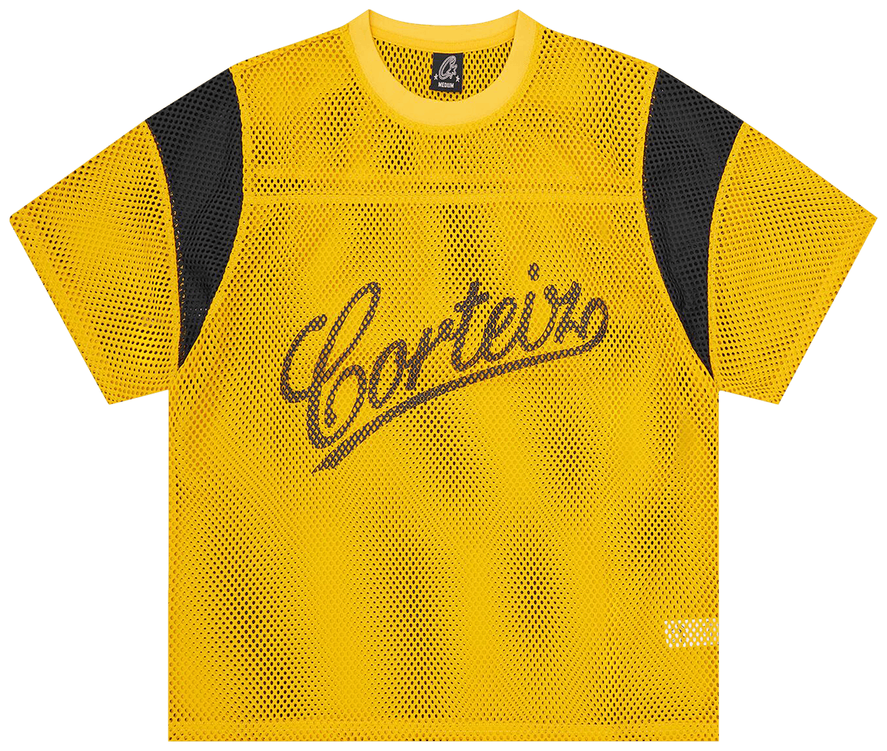 Corteiz Open Mesh Panel Jersey Yellow/Black