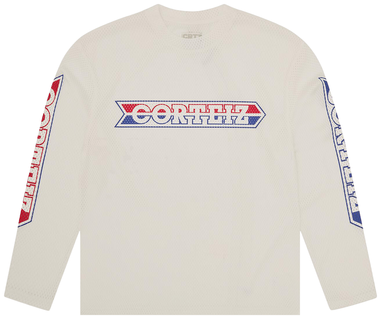 Corteiz Race Mesh Long-Sleeve Jersey Off White