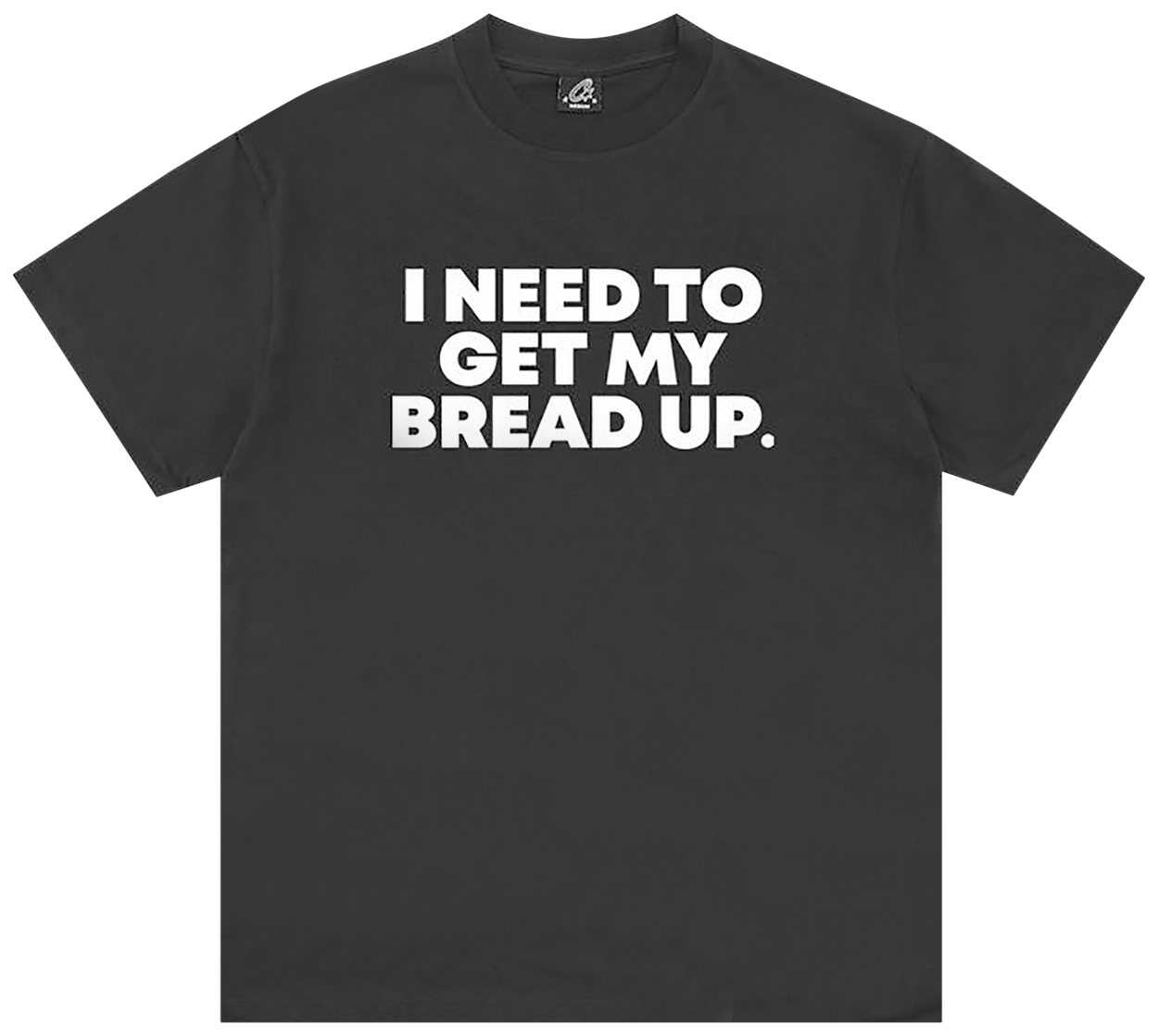 Corteiz Reminder Tee New Blank Black