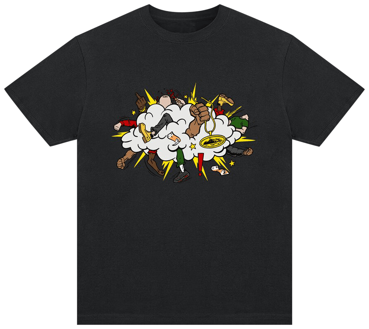 Corteiz Royal Rumble Tee Black