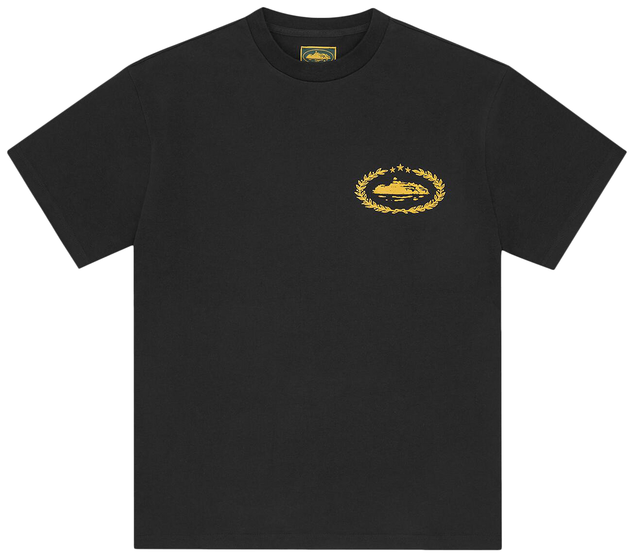 Corteiz Royale Heavyweight Tee Black/Yellow