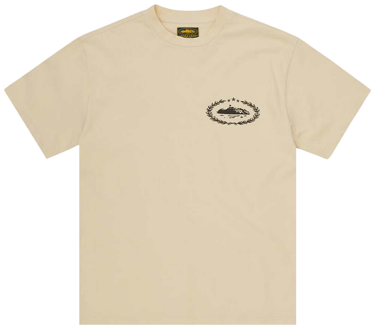Corteiz Royale Heavyweight Tee Cream