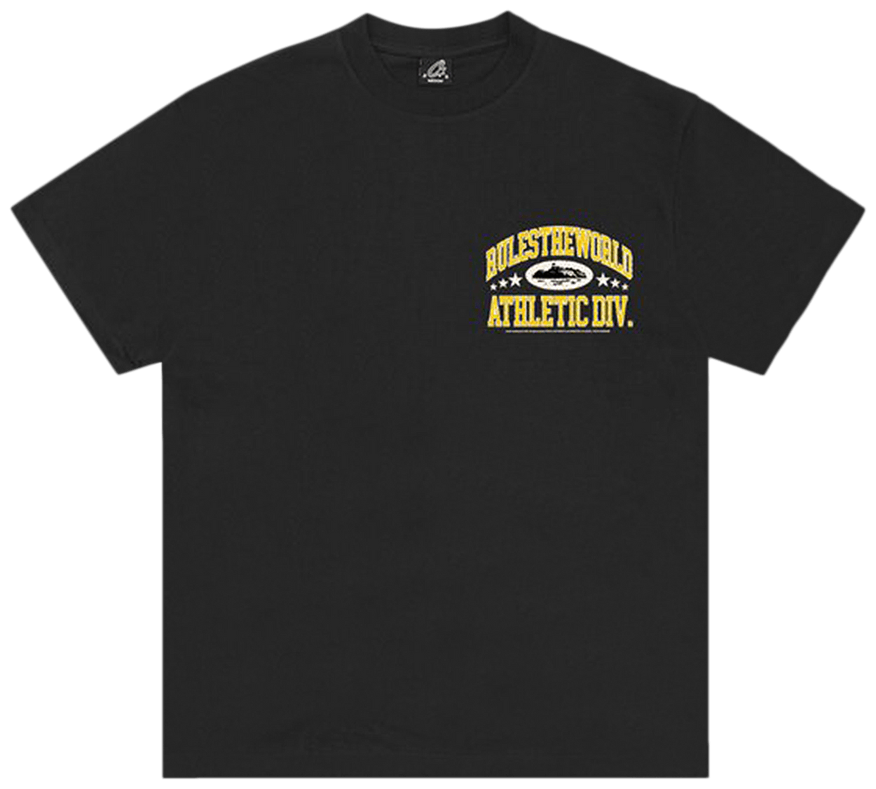 Corteiz RTW Athletic Division Tee Black
