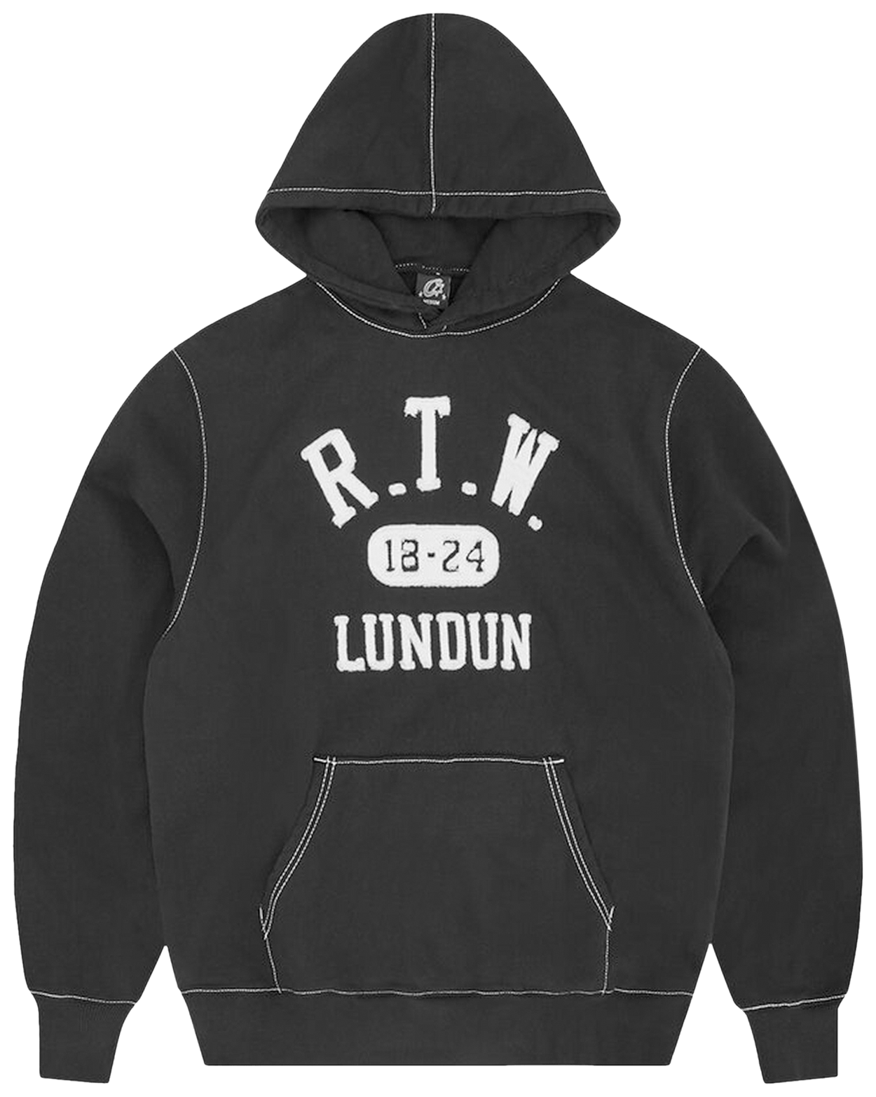 Corteiz RTW College Hoodie Black