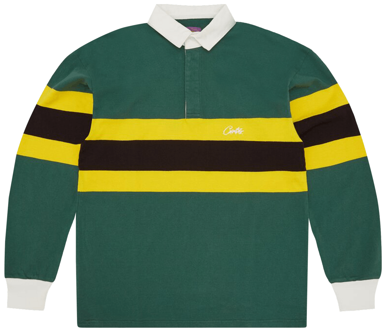 Corteiz Rugby Shirt Forest Green