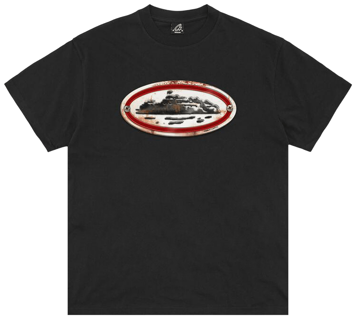 Corteiz Rusty Alcatraz Tee New Blank Black