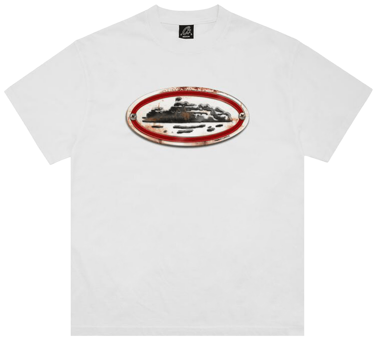 Corteiz Rusty Alcatraz Tee New Blank White