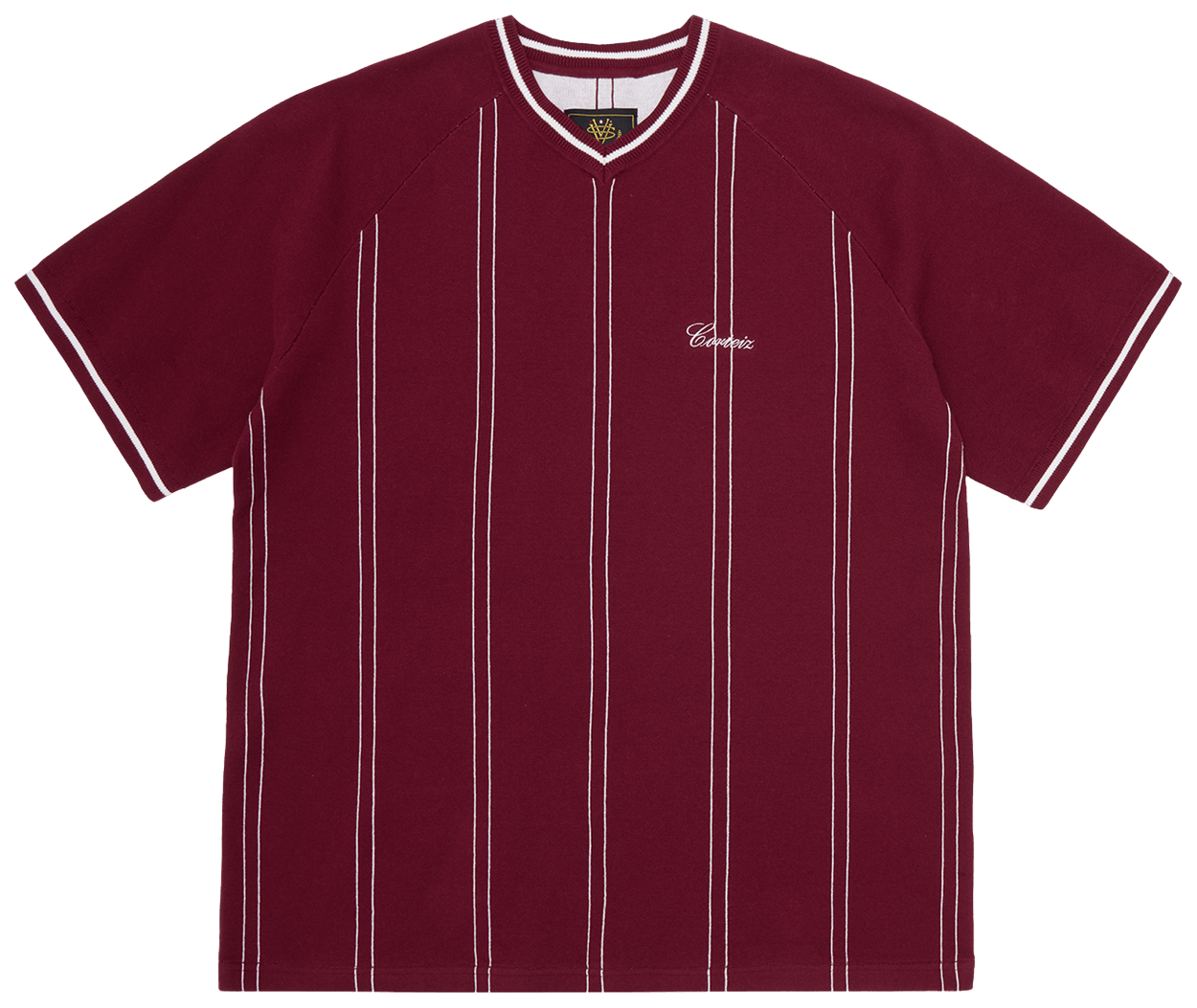 Corteiz Santi Knit Jersey Burgundy