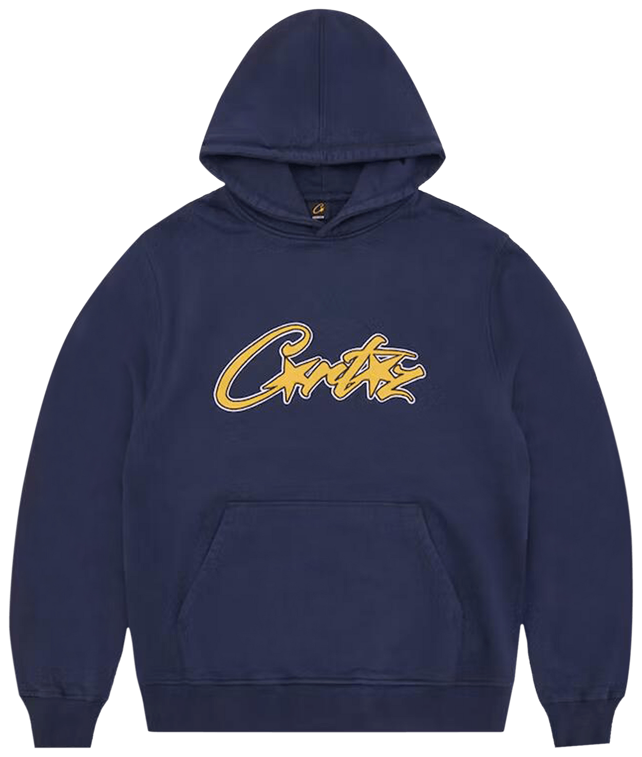 Corteiz Satin Applique Allstarz Hoodie Navy