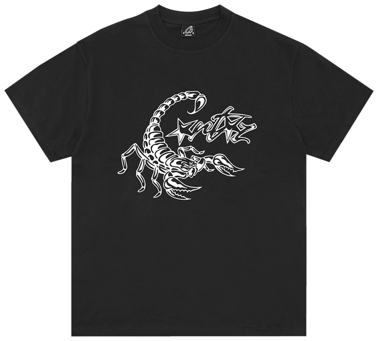 Corteiz Scorpion Allstarz Tee New Blank Black
