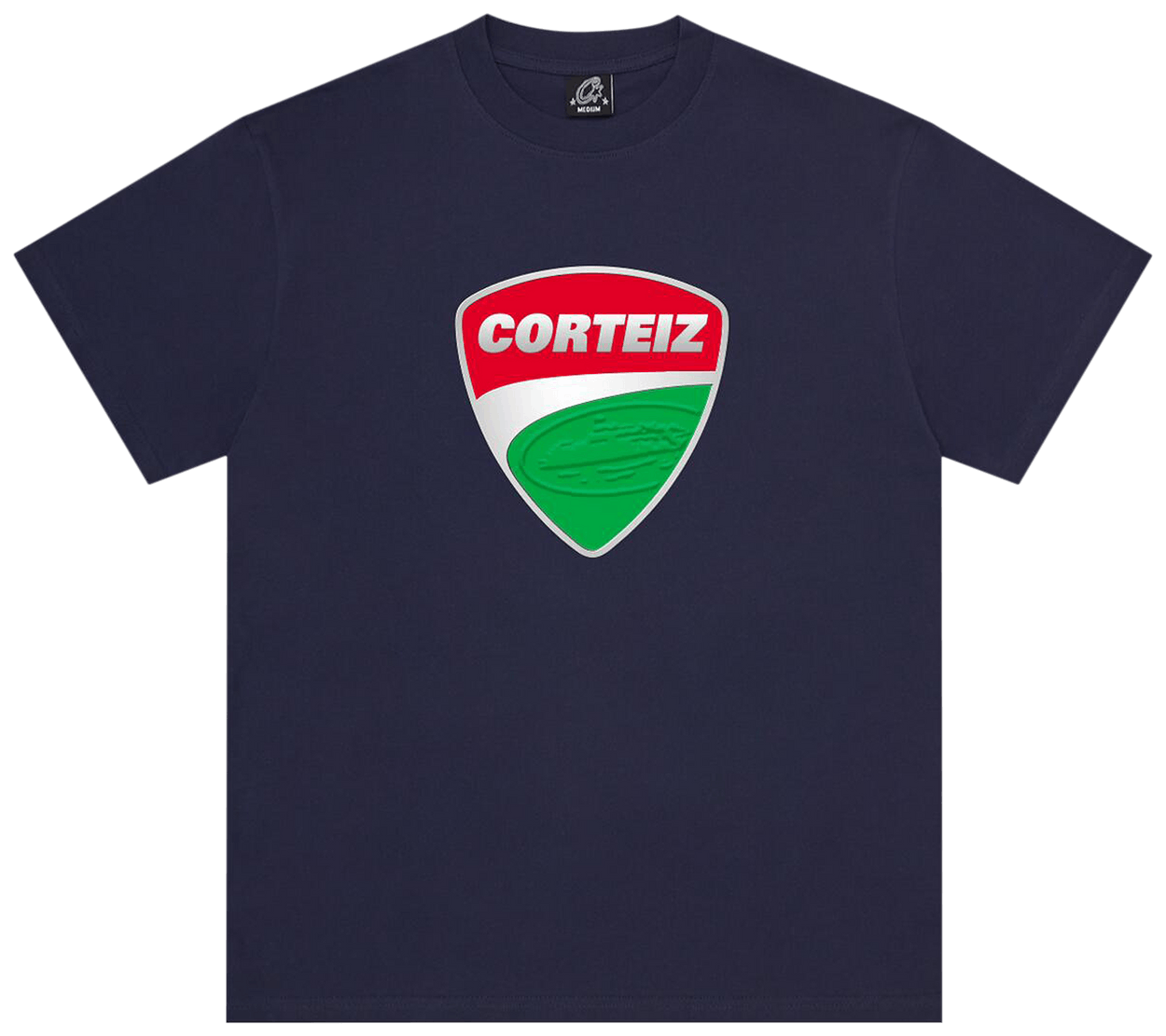Corteiz Shield Tee Navy