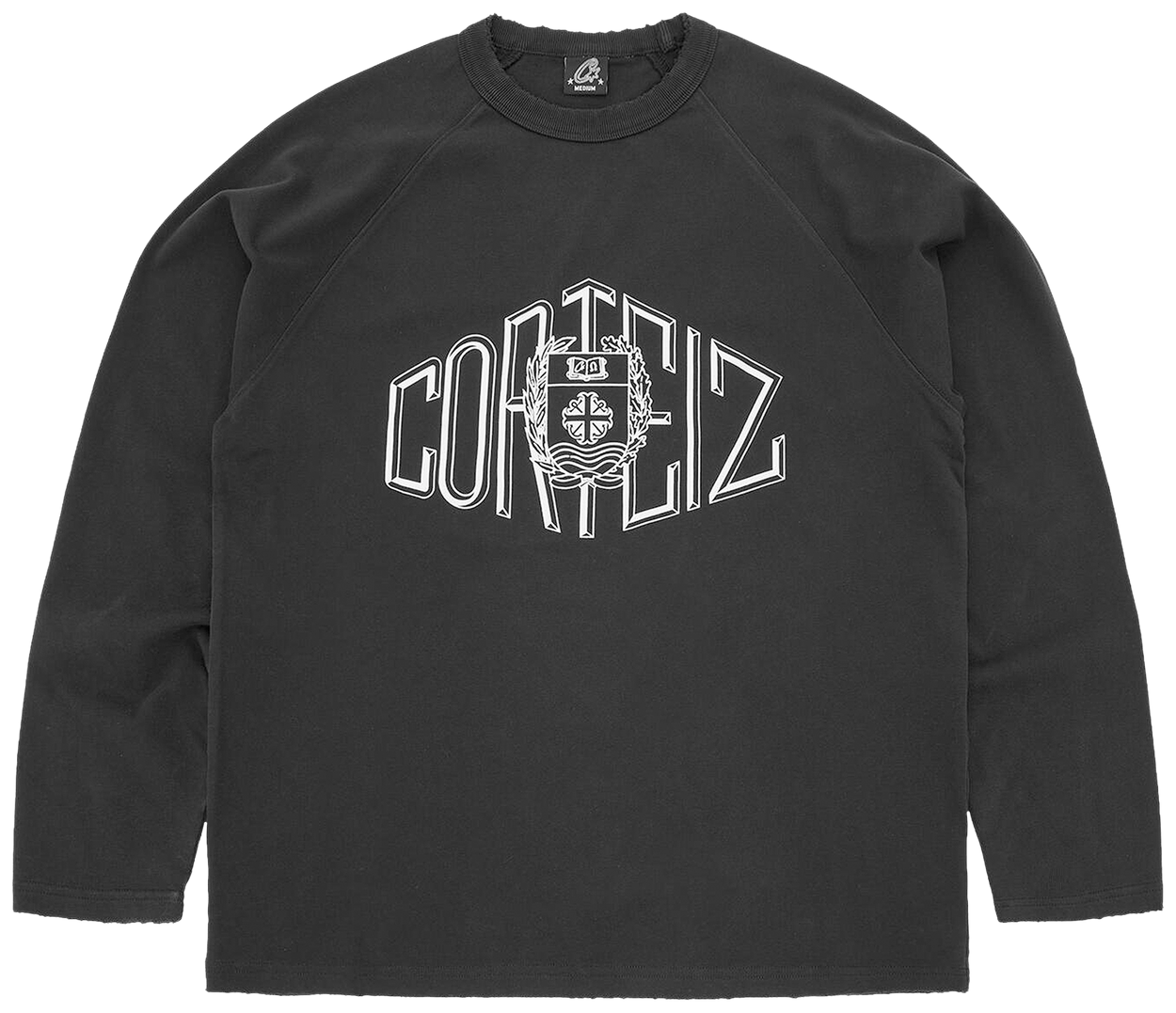 Corteiz Sophomore Raglan Long-Sleeve Black