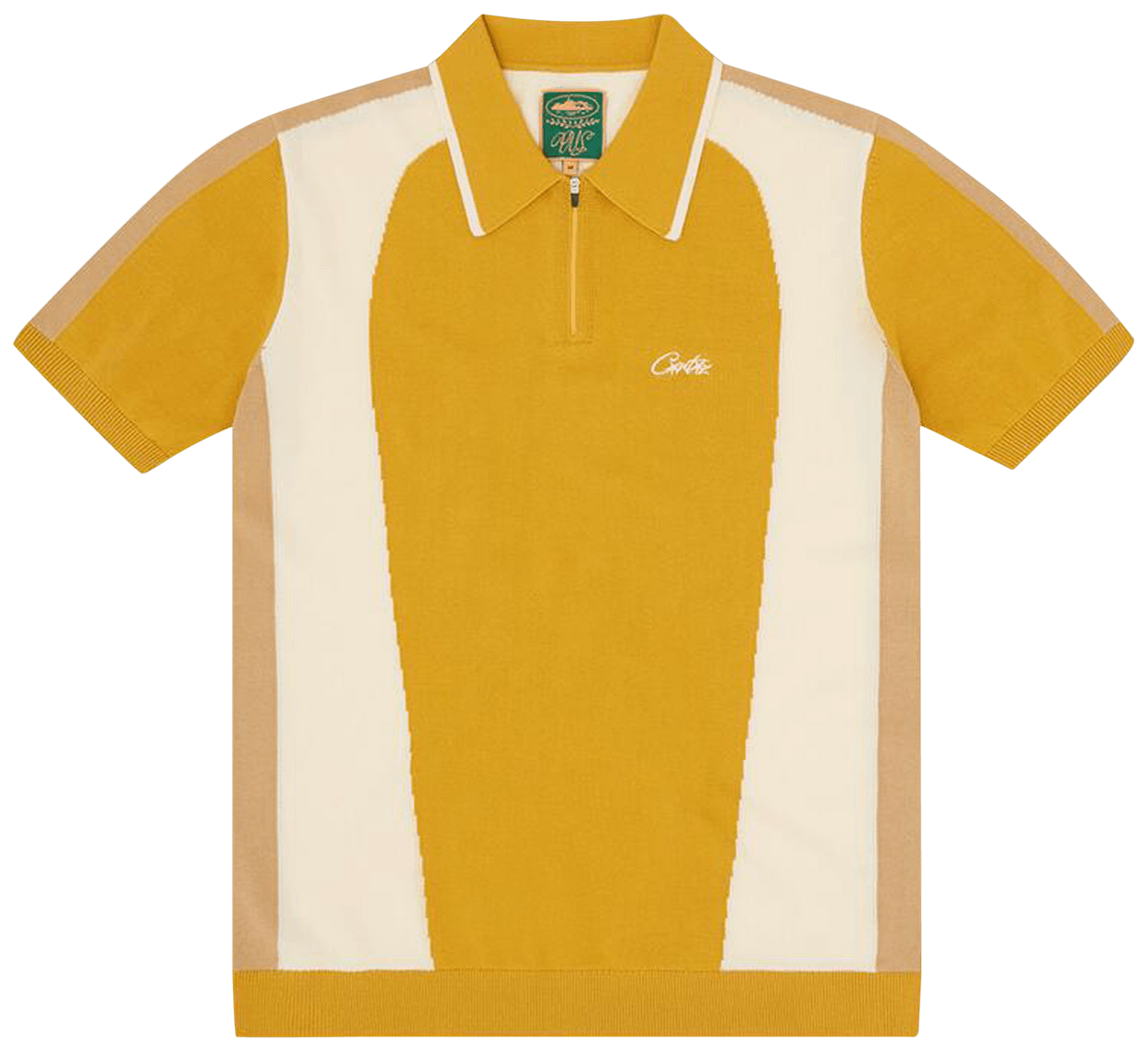 Corteiz Soprano Knit Polo Mustard