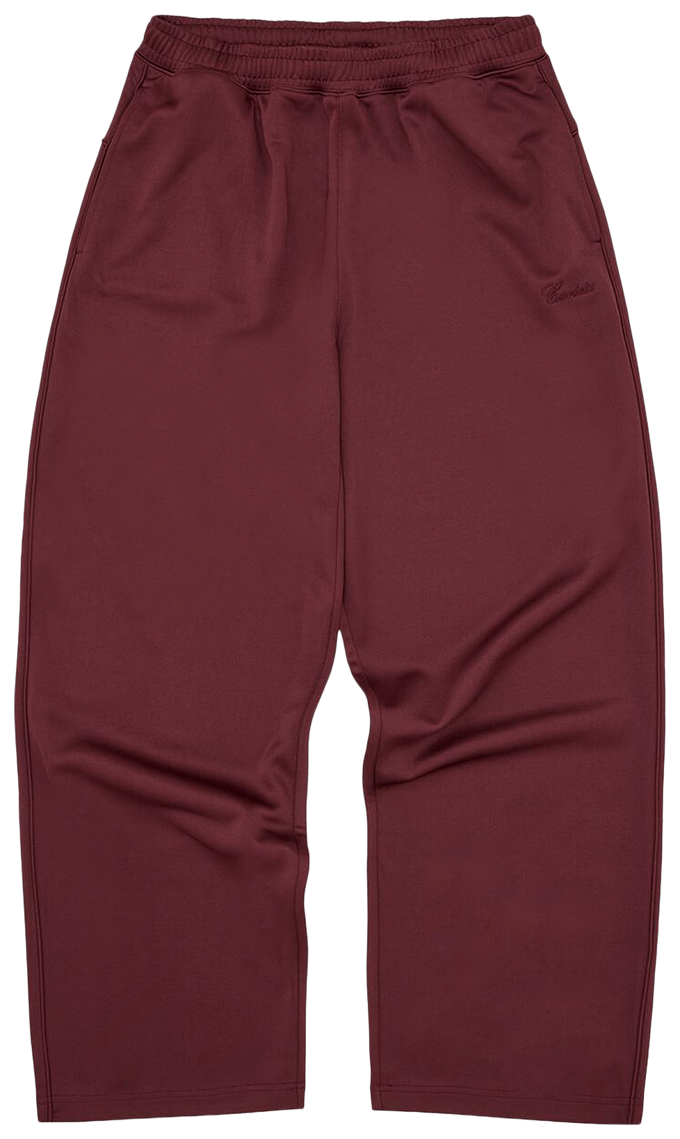 Corteiz Speciale Track Pant Burgundy