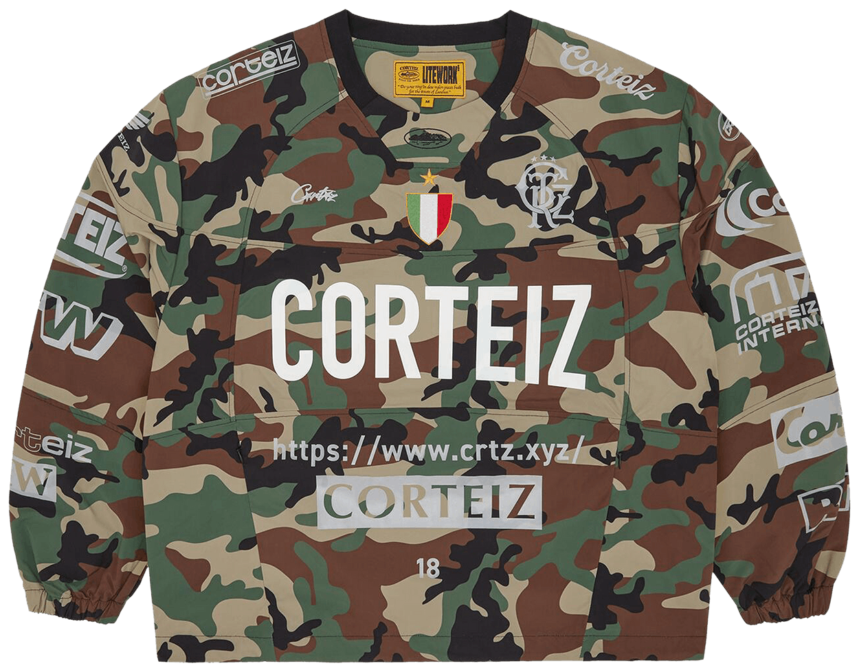 Corteiz Sponsors Training Pullover Camo