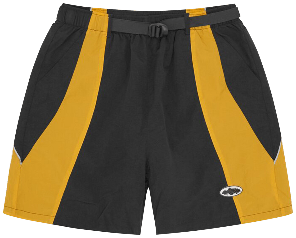 Corteiz Spring Shorts Black/Yellow
