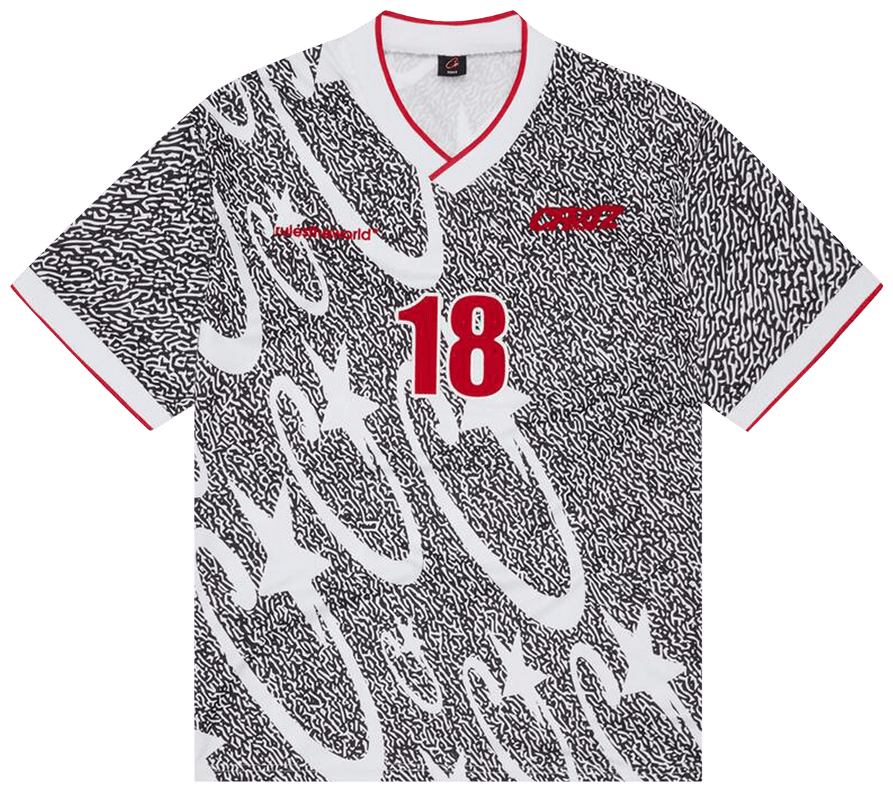 Corteiz Stellations Football Jersey Black