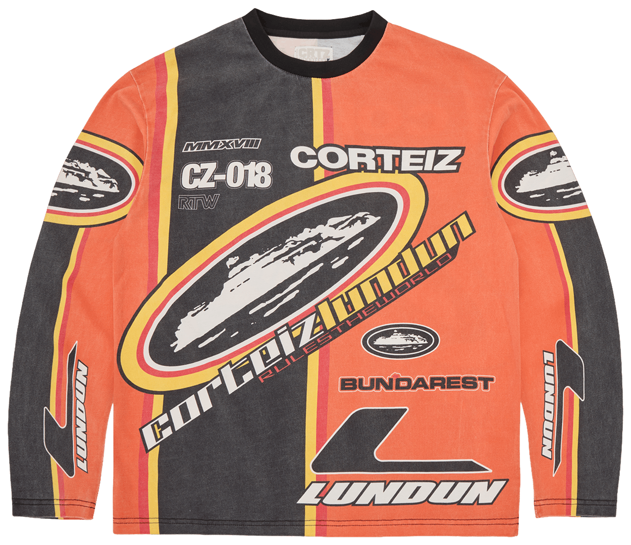 Corteiz Supercross Cotton Jersey Orange