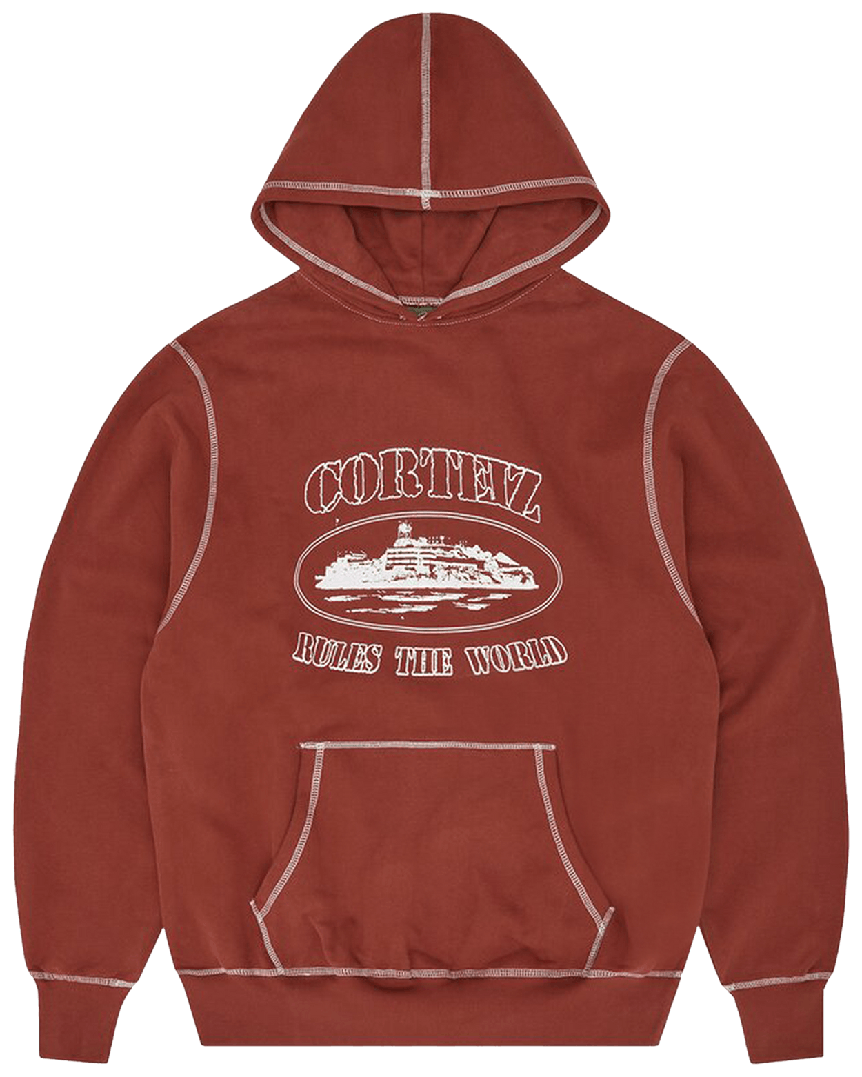 Corteiz Superior Hoodie Rust