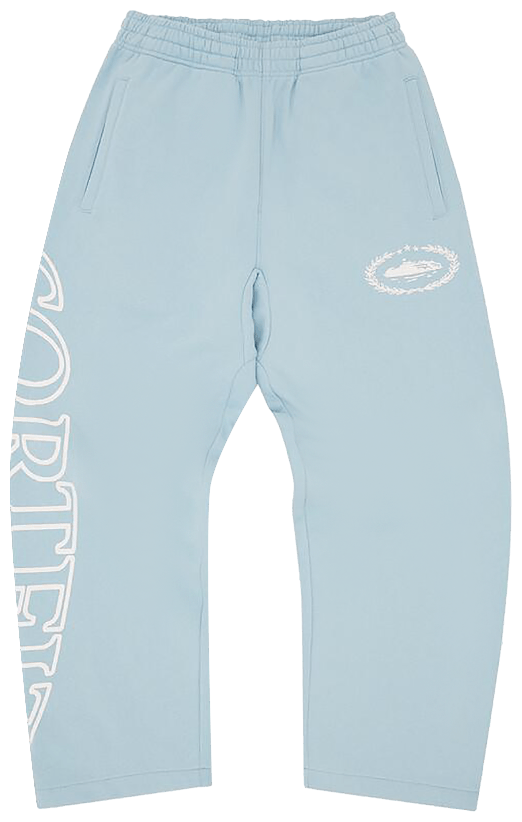 Corteiz Superior Royale Open Hem Pant Baby Blue