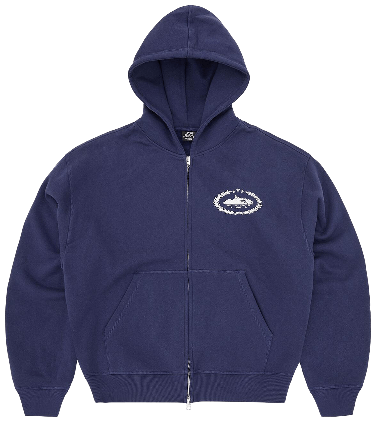 Corteiz Superior Royale Zip Hoodie Navy